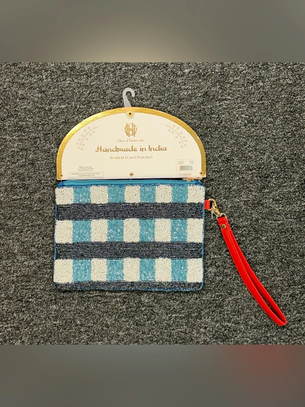House of Harlow 1960 Beaded Red Lobster Clutch